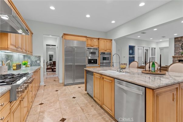 Interior, Kitchen, Recessed Lighting, Stainless Steel Appliances