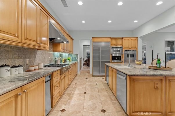 Interior, Kitchen, Recessed Lighting, Stainless Steel Appliances