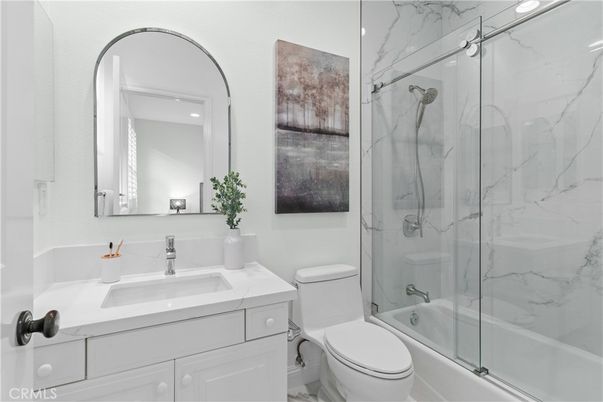 Bathroom, Glass Shower, Interior, Marble Walls