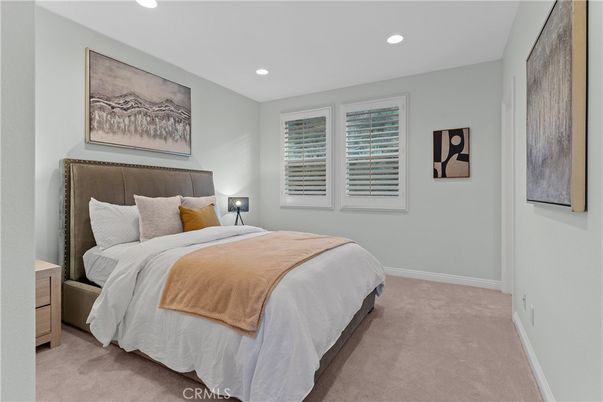 Bedroom, Interior, Recessed Lighting