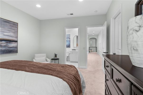 Bedroom, Interior, Recessed Lighting