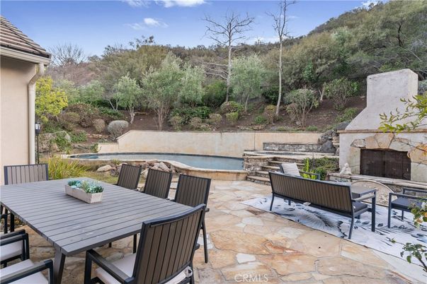 Exterior, Fireplace, Pool
