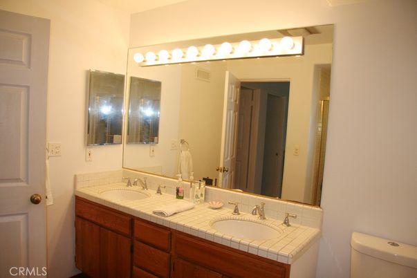 Bathroom, Dual Sink Vanities, Interior, Tile Countertops