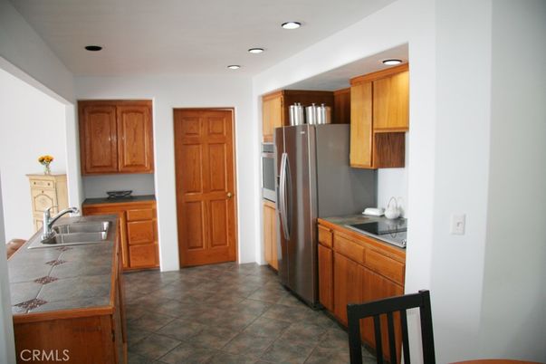 Interior, Kitchen, Recessed Lighting, Tile Countertops