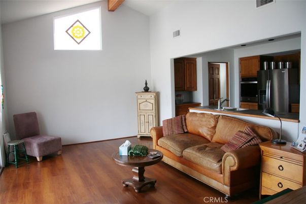 Interior, Kitchen, Living room, Wooden Beams, Wood Texture Flooring