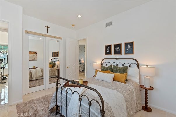 Bedroom, Interior, Recessed Lighting