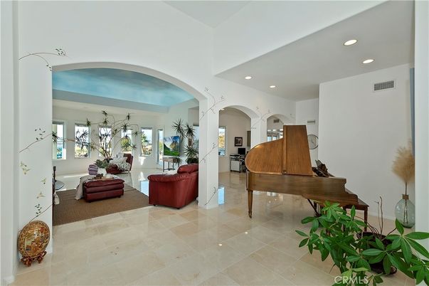 Interior, Living room, Piano, Recessed Lighting