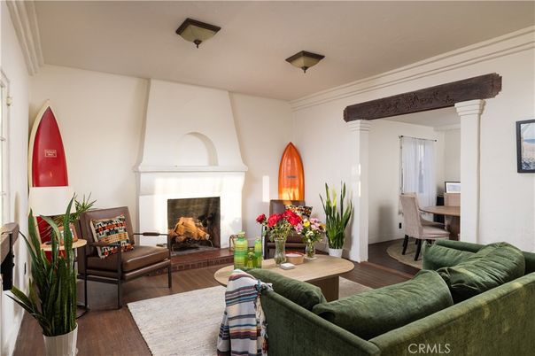 Fireplace, Interior, Living room, Wood Texture Flooring