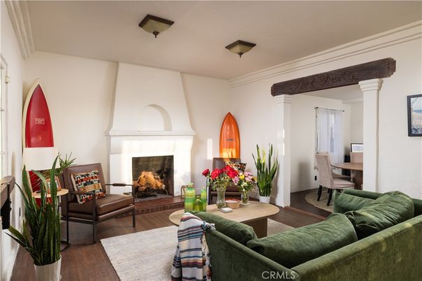 Fireplace, Interior, Living room, Wood Texture Flooring