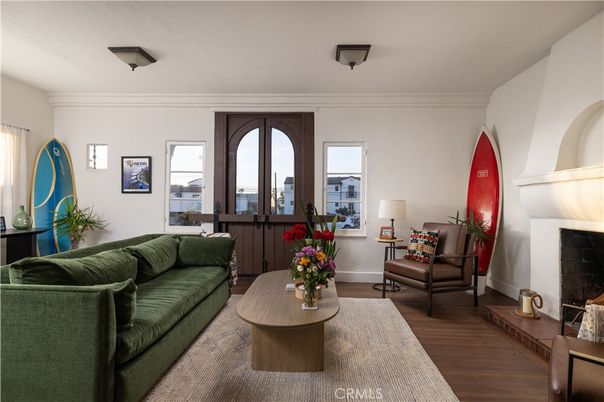 Fireplace, Interior, Living room, Wood Texture Flooring
