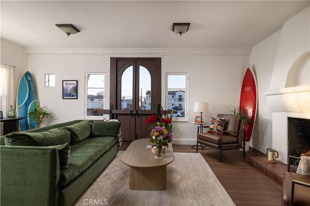 Fireplace, Interior, Living room, Wood Texture Flooring
