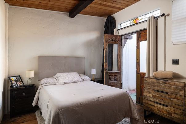Bedroom, Interior, Wooden Beams, Wooden Ceilings, Wood Texture Flooring