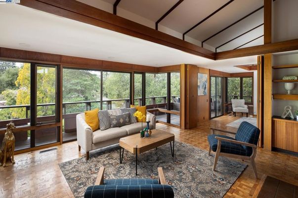 Interior, Living room, Sun Room, Wood Texture Flooring