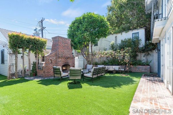 Backyard, Exterior, Fireplace