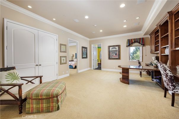 Home Office, Interior, Recessed Lighting