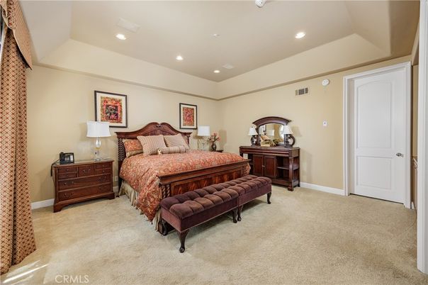 Bedroom, Interior, Recessed Lighting