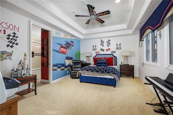 Bedroom, Interior, Recessed Lighting