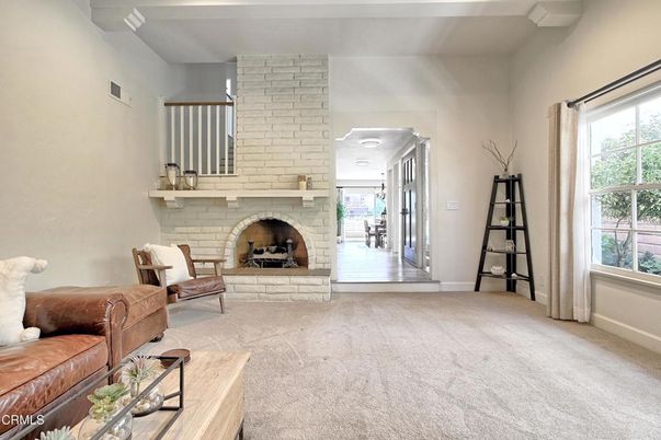 Fireplace, Interior, Living room, Stone Walls