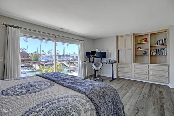 Bedroom, Home Office, Interior, Wood Texture Flooring