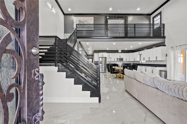 Dining room, Interior, Kitchen, Marble, Recessed Lighting