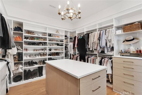 Chandelier, Interior, Walk-in Closets, Wood Texture Flooring