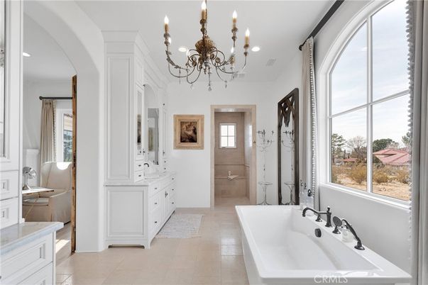 Bathroom, Chandelier, Dual Sink Vanities, Interior