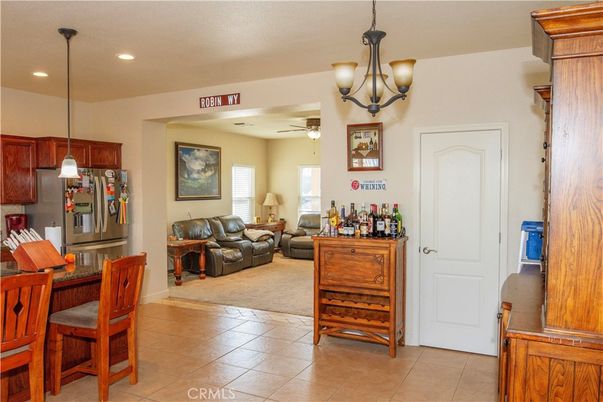 Dining room, Interior, Living room, Pendant Lights, Recessed Lighting