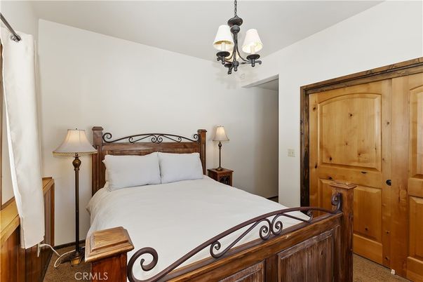 Bedroom, Chandelier, Interior