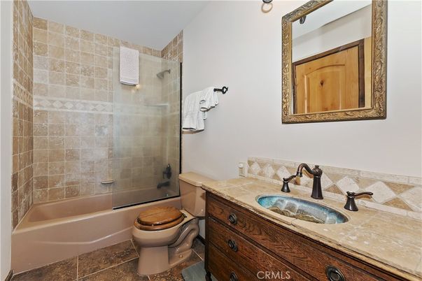 Bathroom, Glass Shower, Interior, Tile Countertops