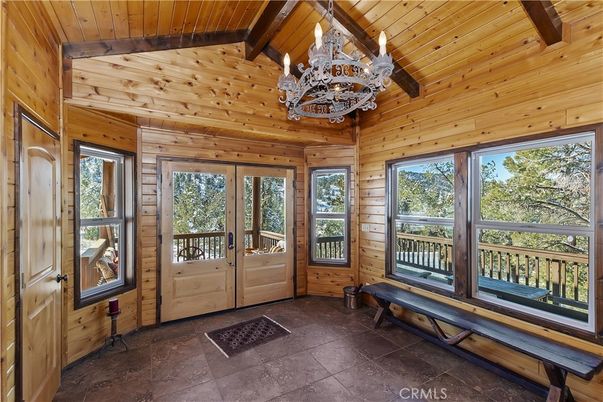 Chandelier, Interior, Wooden Beams, Wooden Ceilings, Wooden Walls