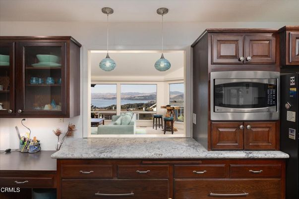 Interior, Kitchen, Pendant Lights, Stainless Steel Appliances, Water