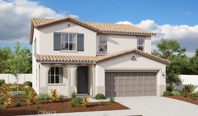 Attached, Exterior, Facade, Spanish Mediterranean