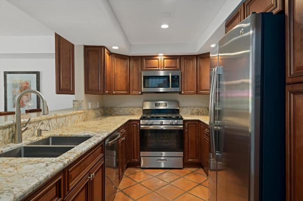 Interior, Kitchen, Recessed Lighting, Stainless Steel Appliances