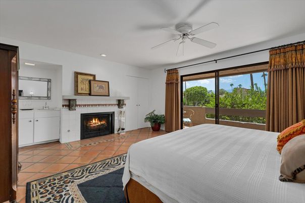 Bedroom, Fireplace, Interior, Recessed Lighting