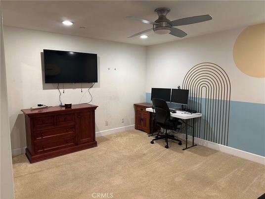 Home Office, Interior, Recessed Lighting