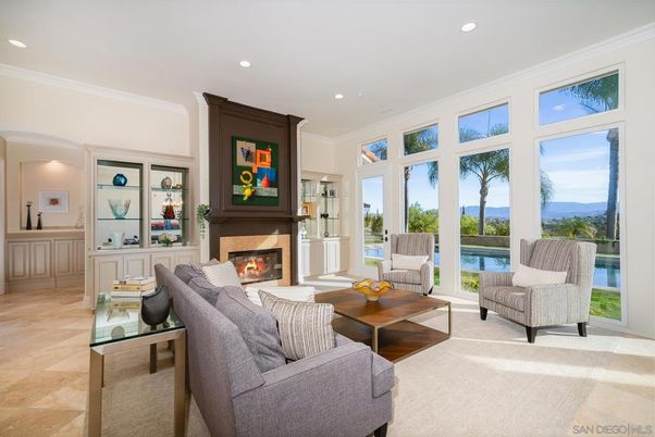 Fireplace, Interior, Living room, Recessed Lighting