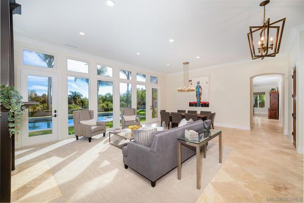 Dining room, Interior, Living room, Pendant Lights, Recessed Lighting
