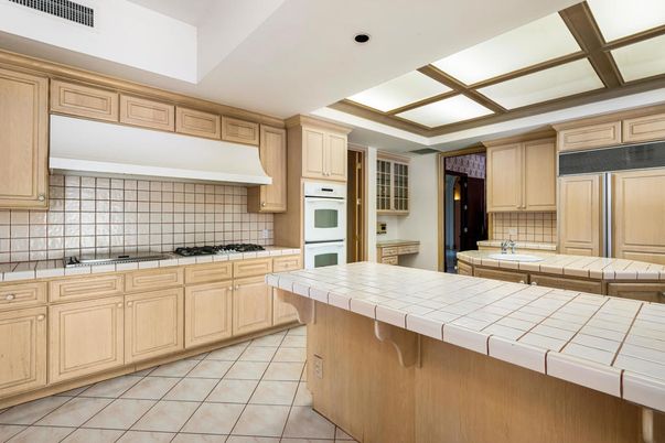 Interior, Kitchen, Recessed Lighting, Tile Countertops
