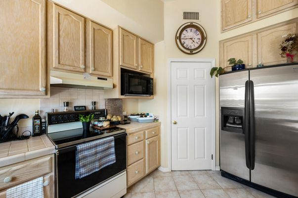 Interior, Kitchen, Tile Countertops