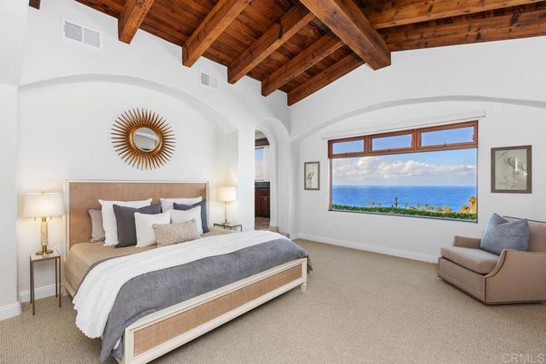 Bedroom, Interior, Water, Wooden Beams, Wooden Ceilings
