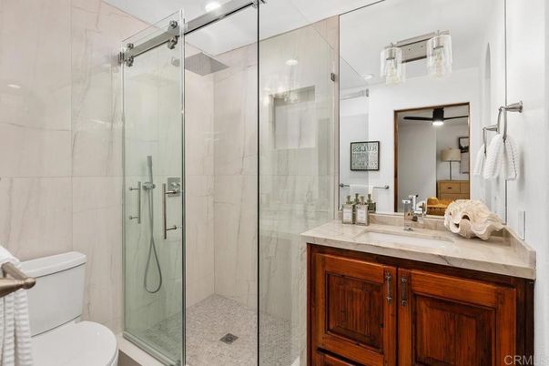 Bathroom, Glass Shower, Interior