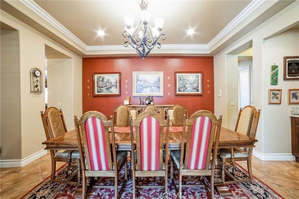 Chandelier, Dining room, Interior, Recessed Lighting