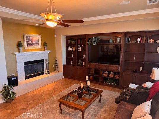 Fireplace, Interior, Living room, Recessed Lighting
