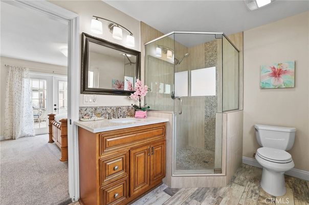 Bathroom, Glass Shower, Interior, Tile Countertops