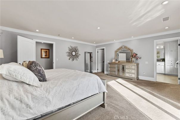Bedroom, Interior, Recessed Lighting