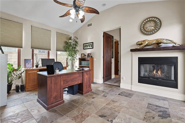 Fireplace, Home Office, Interior