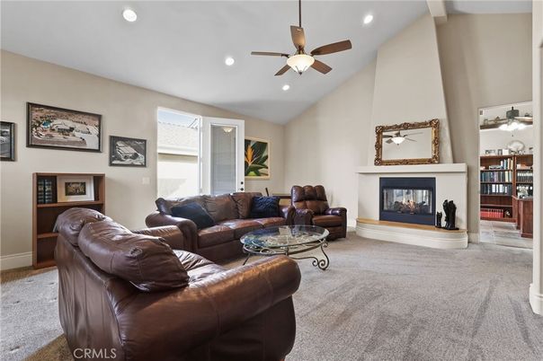 Fireplace, Interior, Living room, Recessed Lighting
