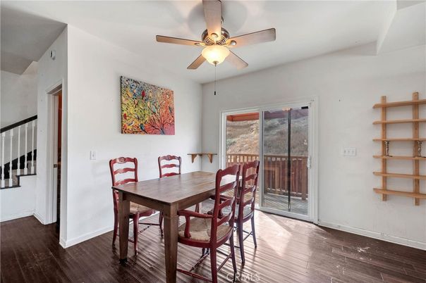 Dining room, Interior, Wood Texture Flooring
