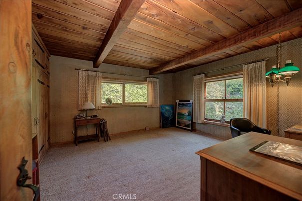 Home Office, Interior, Wooden Beams, Wooden Ceilings