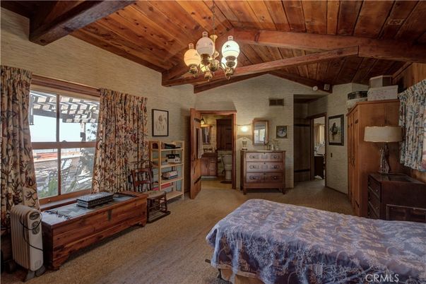 Bedroom, Interior, Wooden Beams, Wooden Ceilings